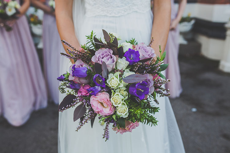 Vintage design in lavender, mauve and pinks